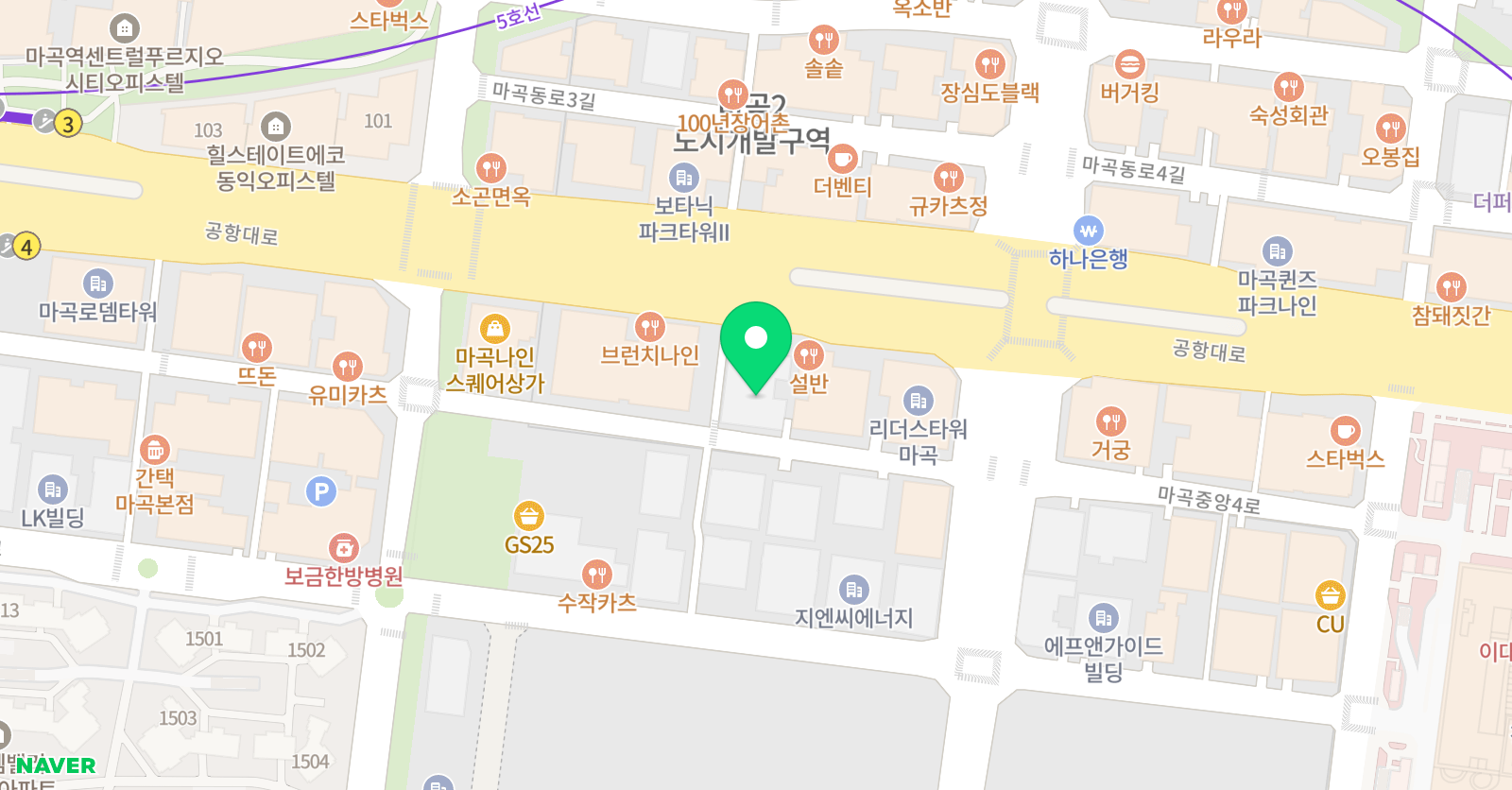 발레블리아카데미 학원 위치
