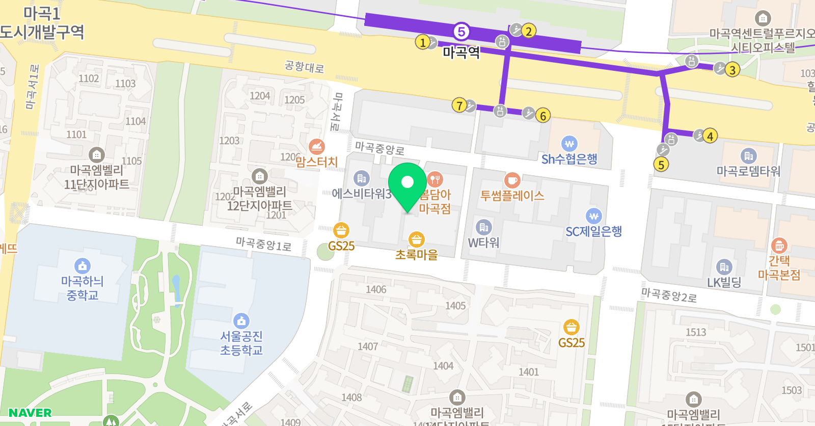 브레인에듀 학원 위치