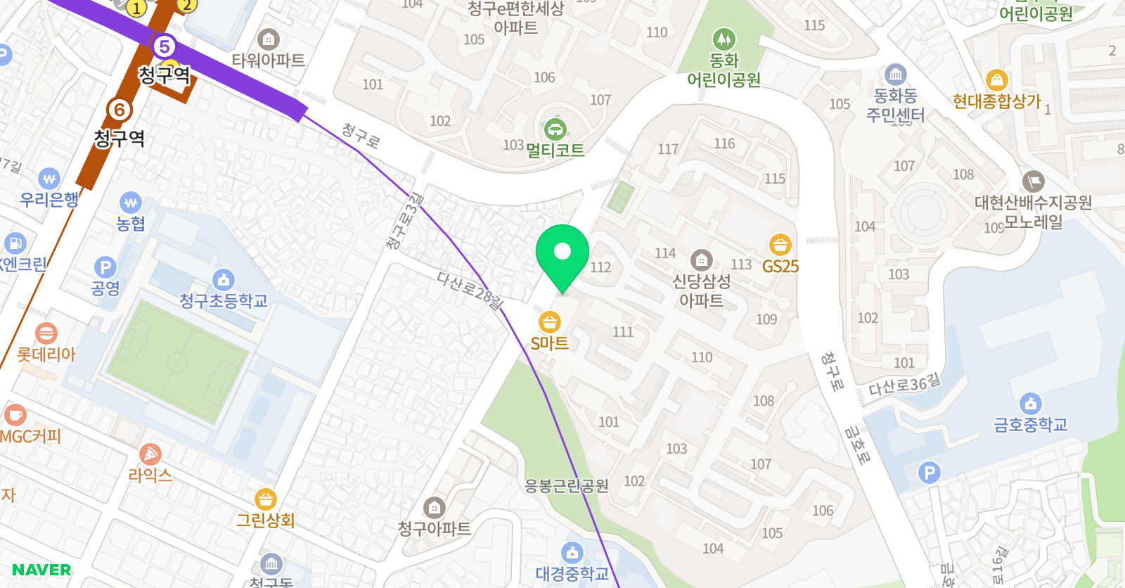 DKB삼성 태권도합기도 위치