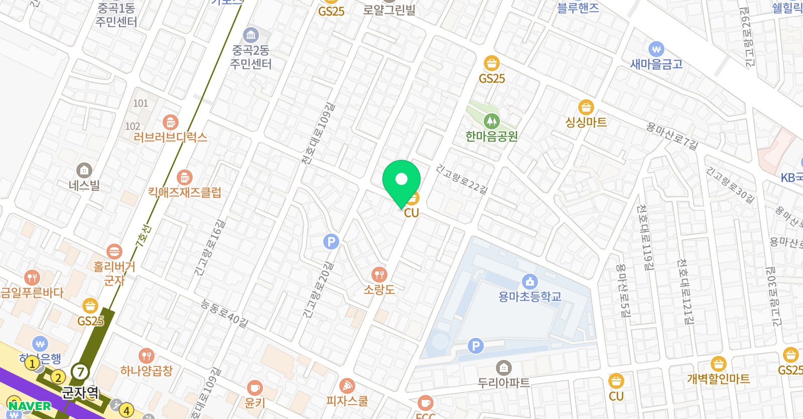 동심 음악교습소 위치