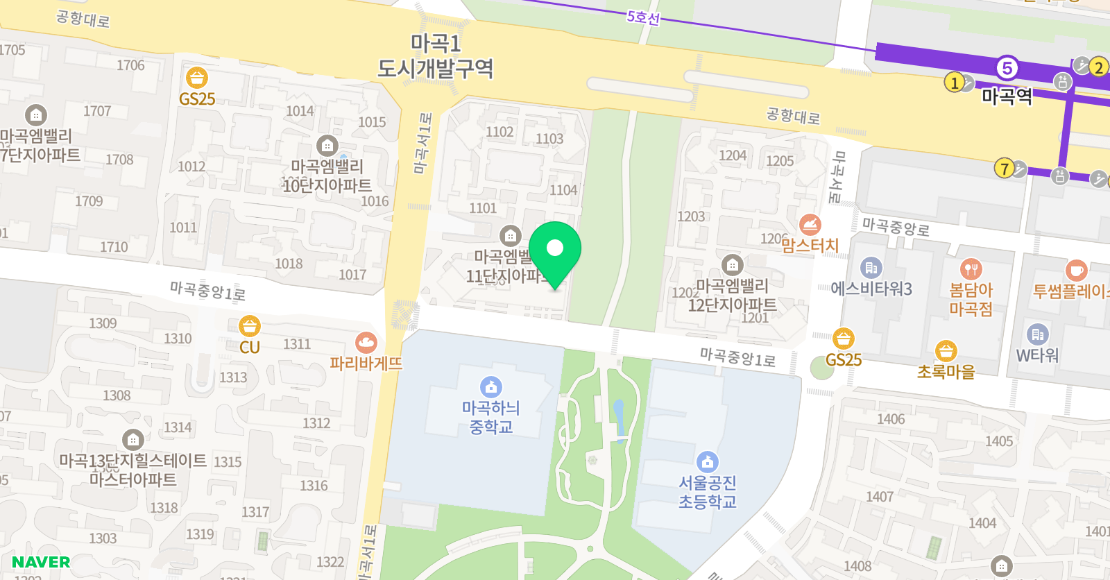 봉쥬르아트 미술교습소 위치