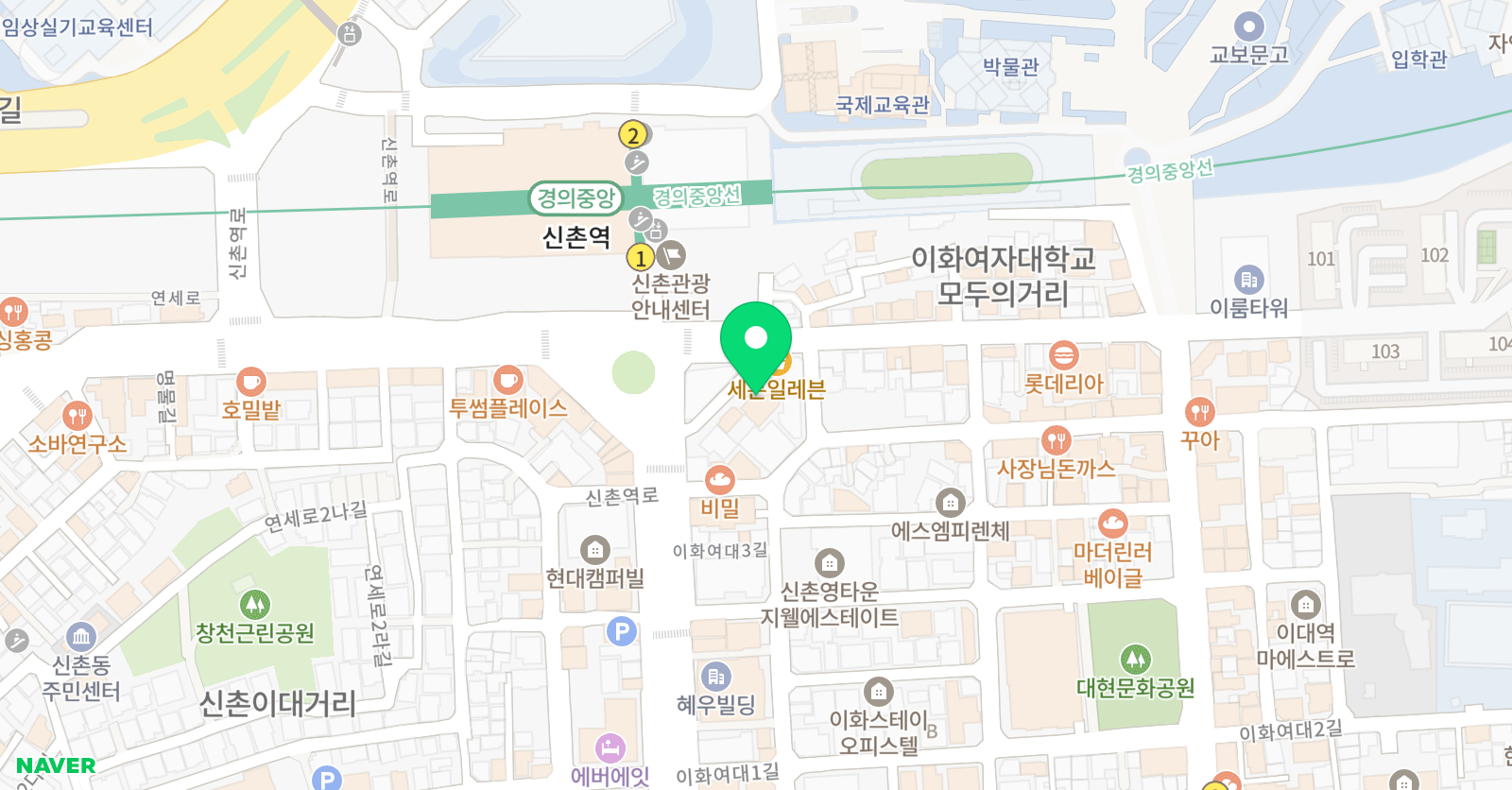 엠아이디 댄스학원 위치