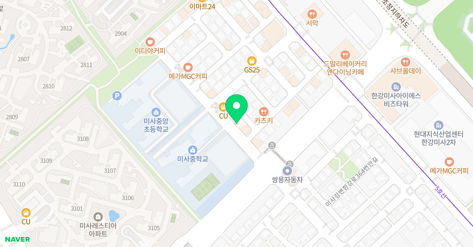 디에스 DS 영어 위치