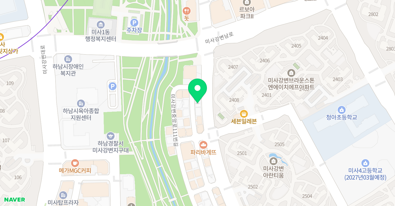아트하남미술교습소 위치