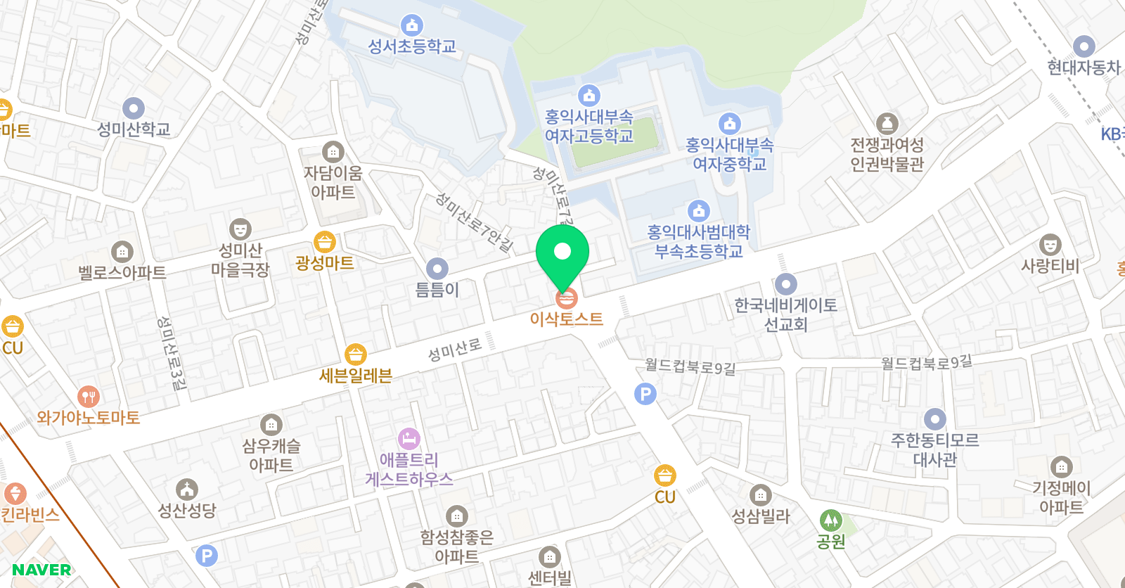 용인대성서 태권도 위치