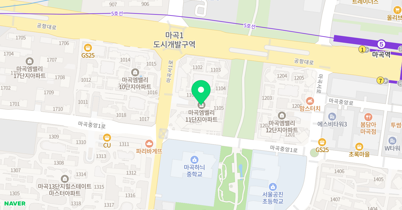 힐스 학원 위치