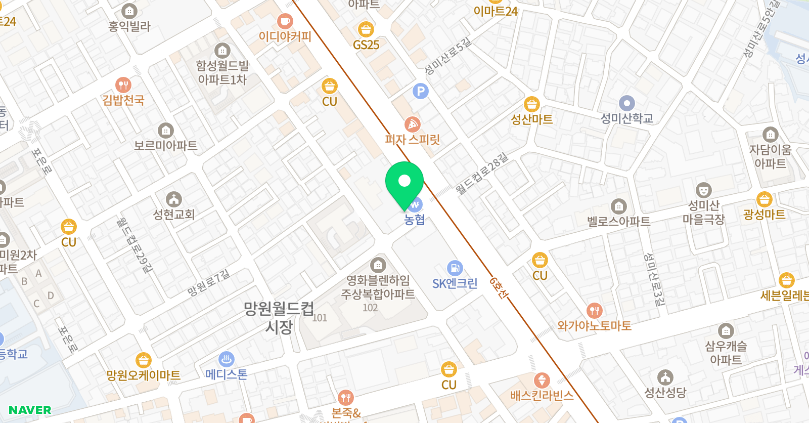 에센티아 영어학원 위치