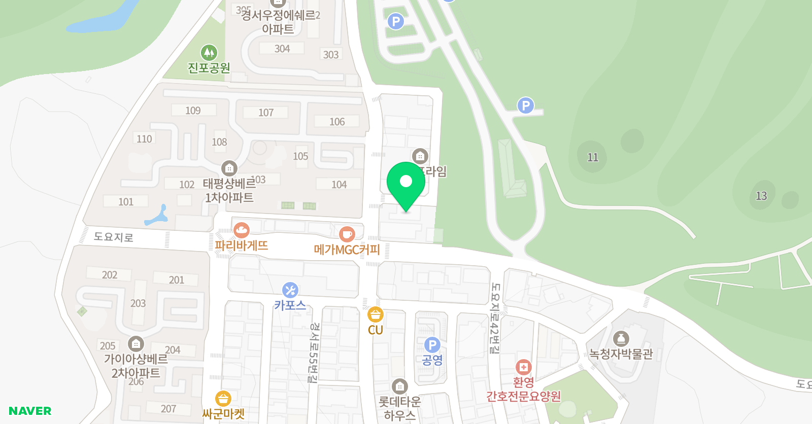 주식회사 마린어린이 수영장 위치