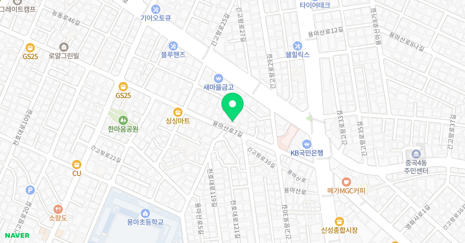 다솜 음악학원 늘봄 미술교습소 위치