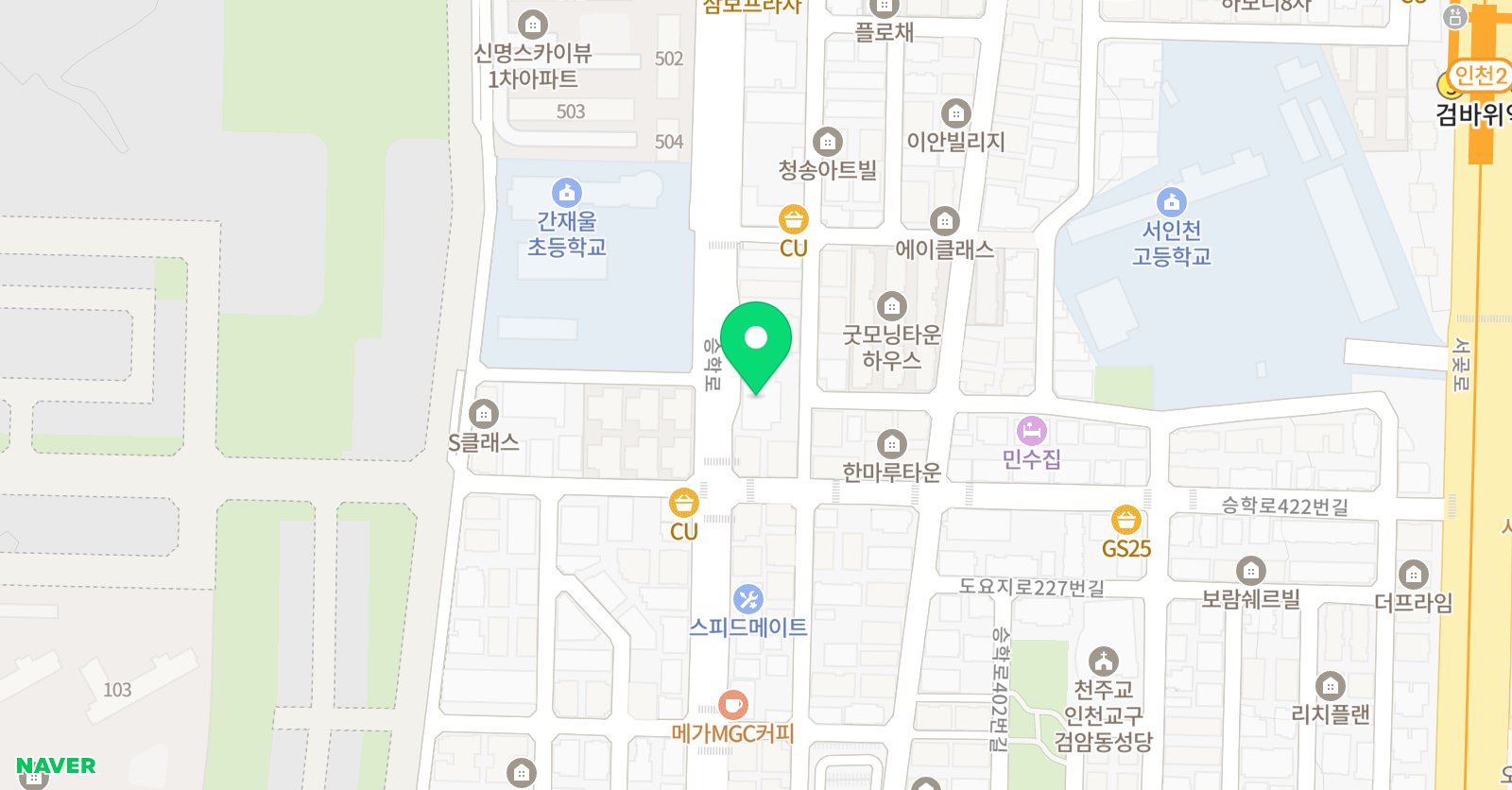 브레인플러스 수학학원 위치