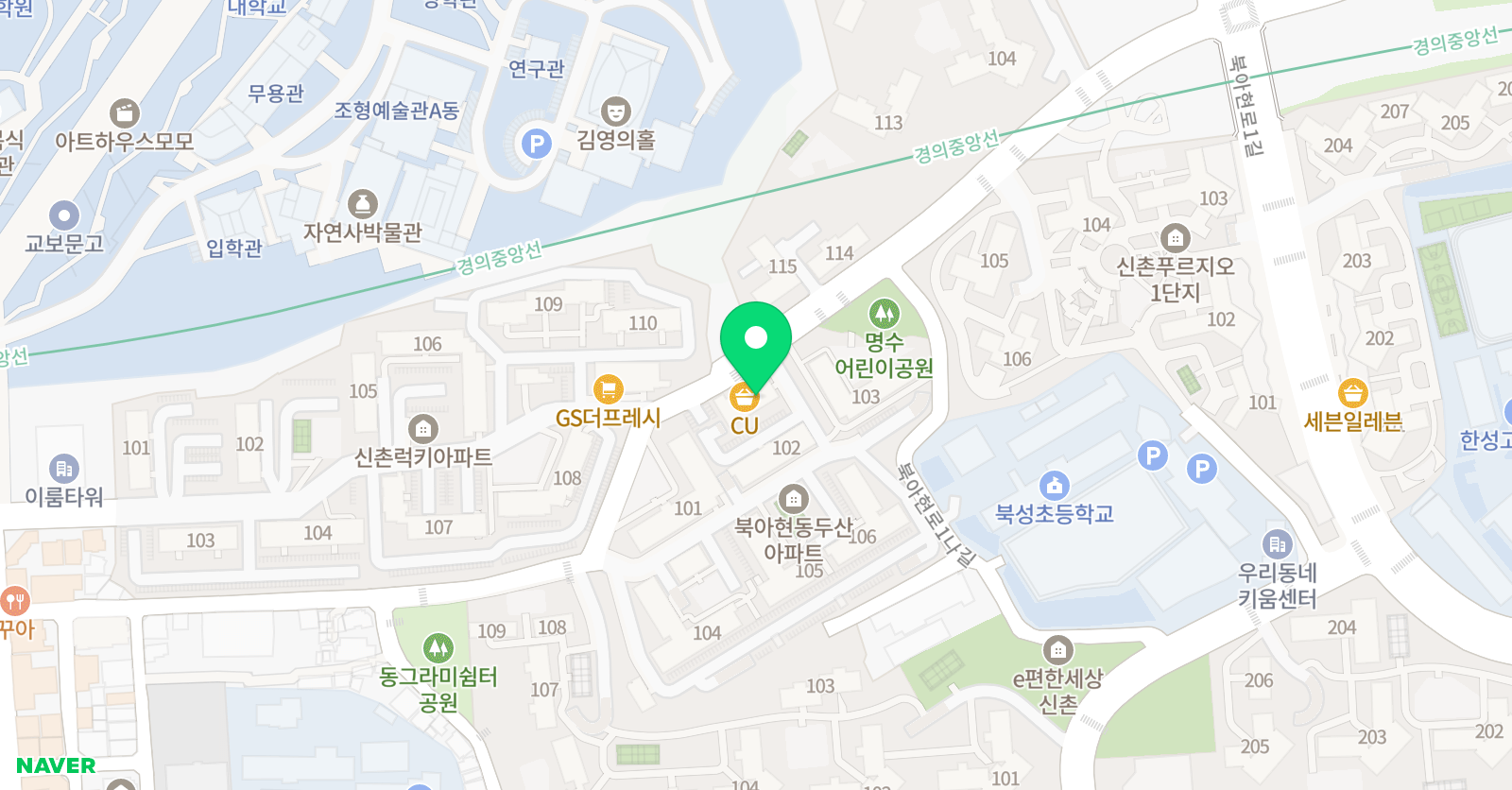 용인대비룡 태권도장 위치