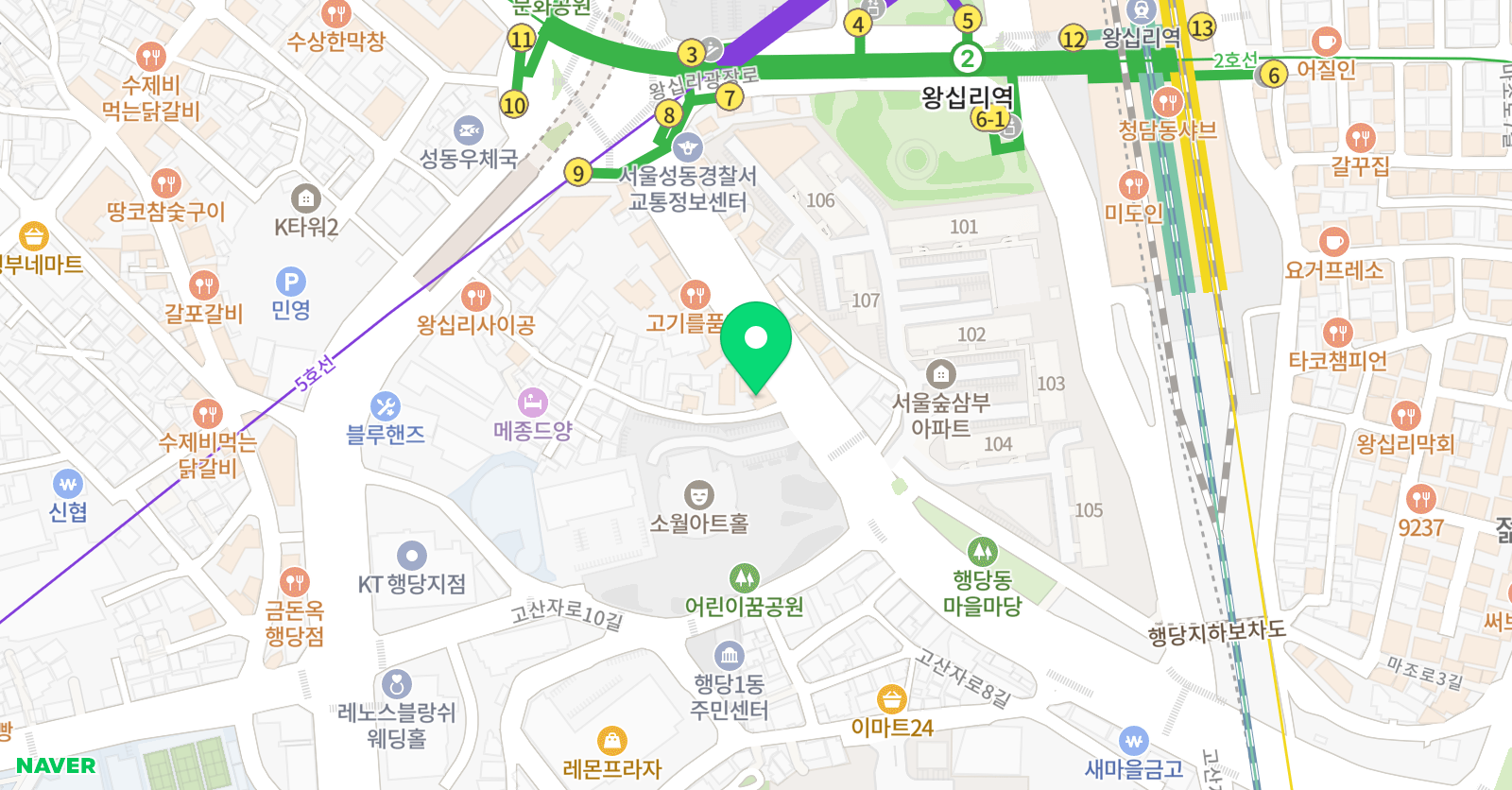 리듬아이 리듬체조 스쿨 위치