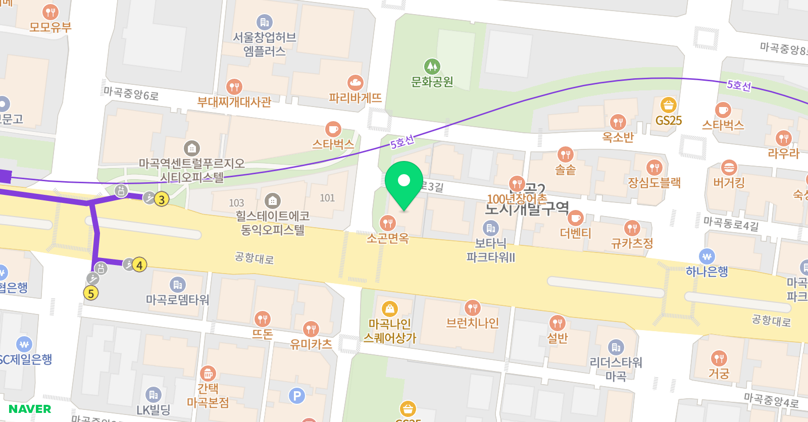 플로우폴댄스&요가 위치