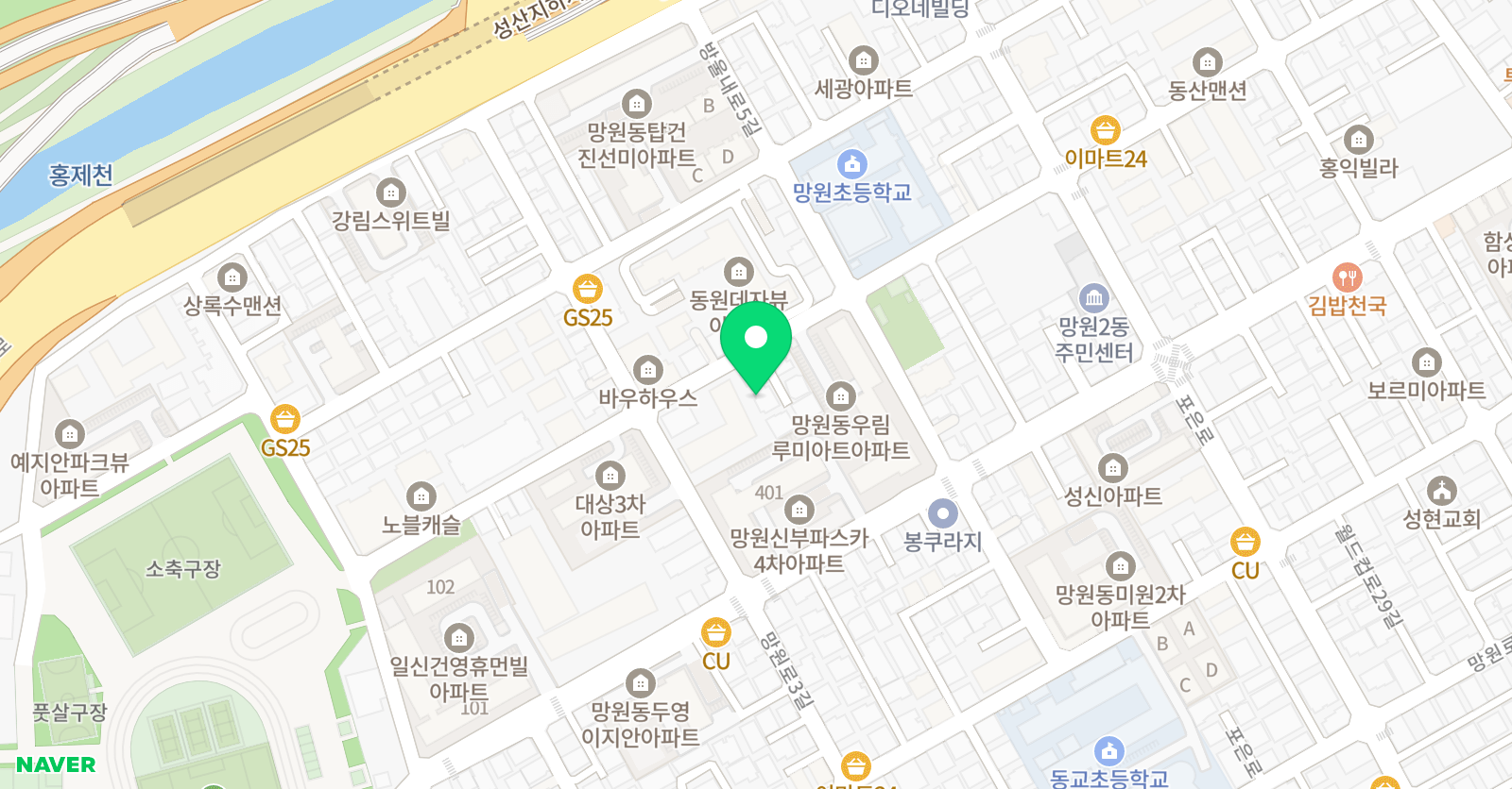꿈꾸는 피아노 위치