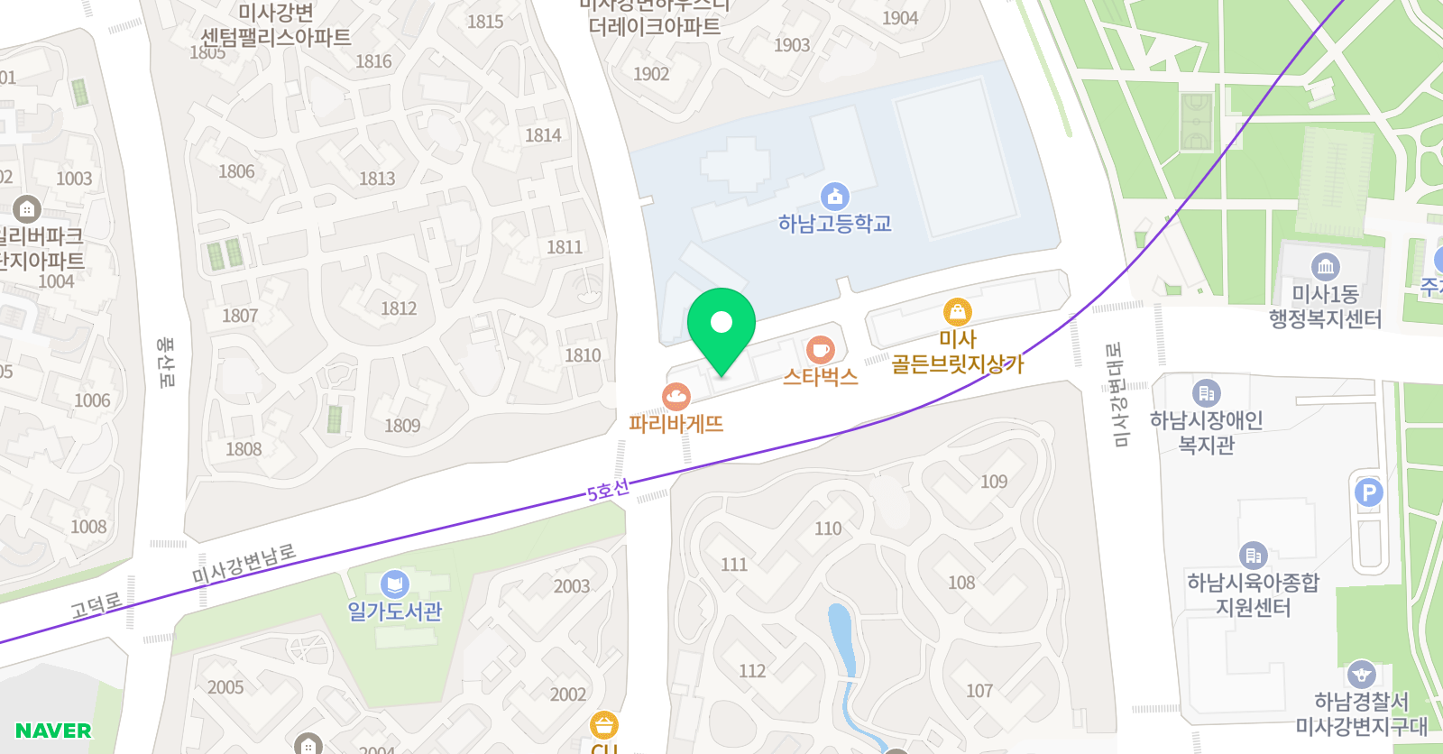 트레져스 영어학원 위치