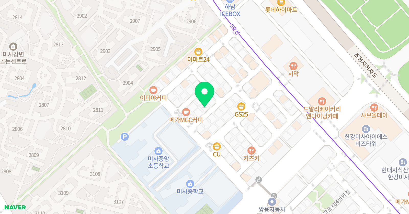 이다 수학학원 위치