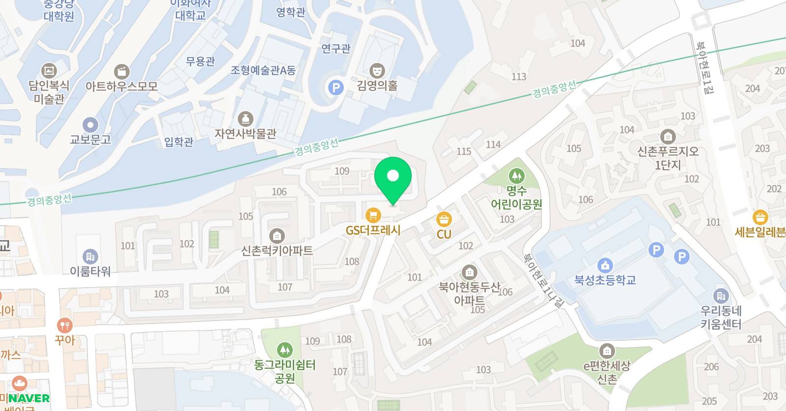 온누리 음악학원 위치