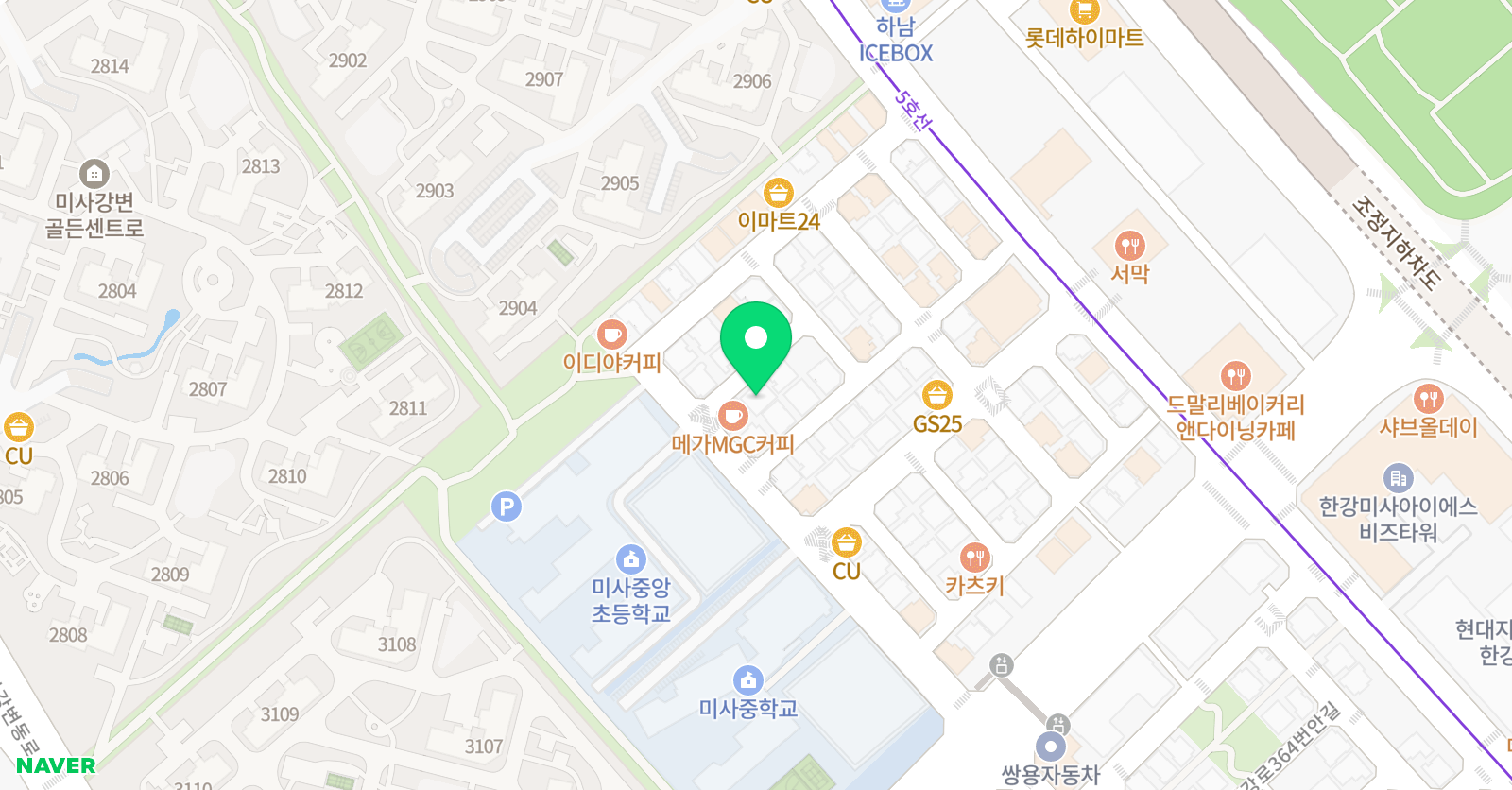 이화클라쎄 미술 위치