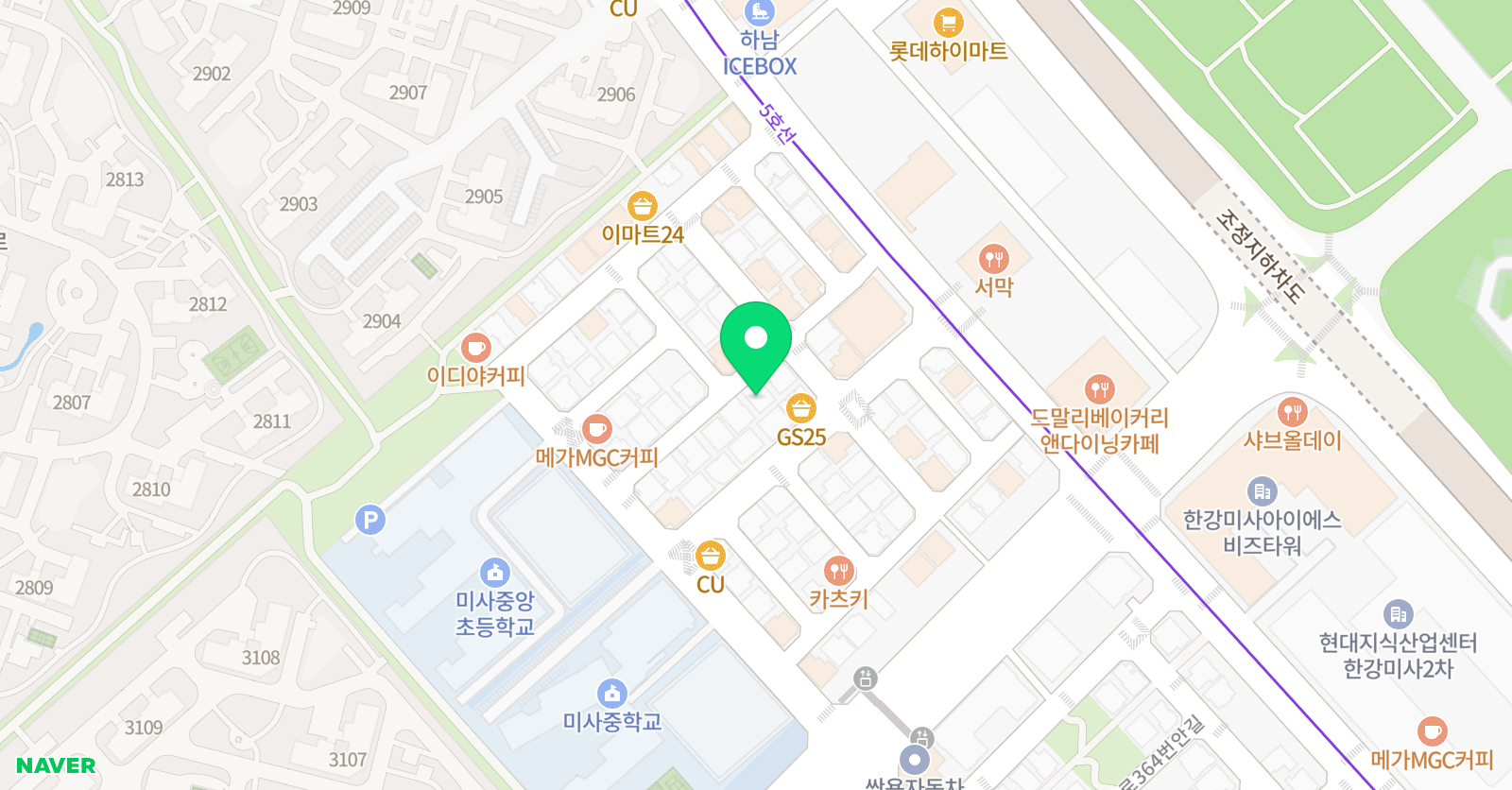 다우드스튜디오 미술학원 위치