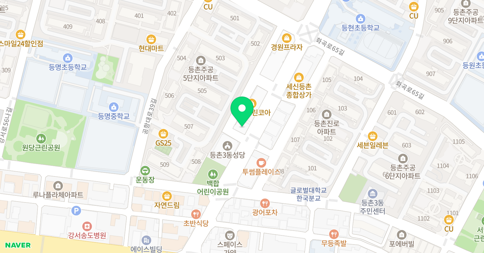 예원 수학학원 위치