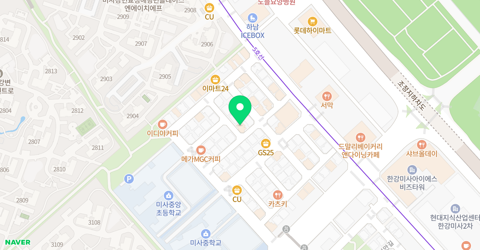 봄날 아뜰리에 위치