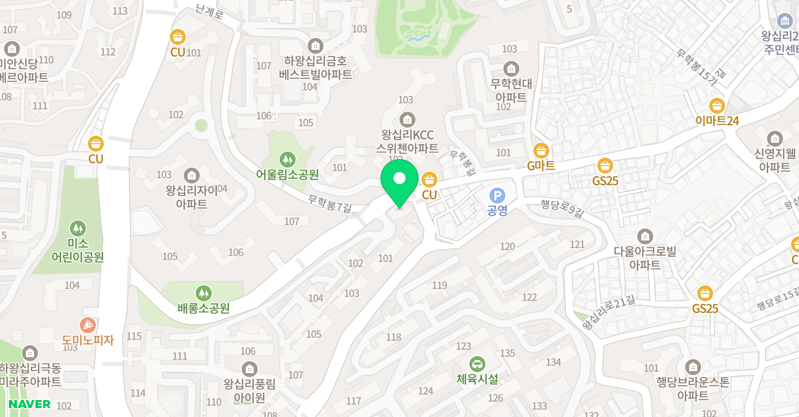 YBM ECC 성동 위치