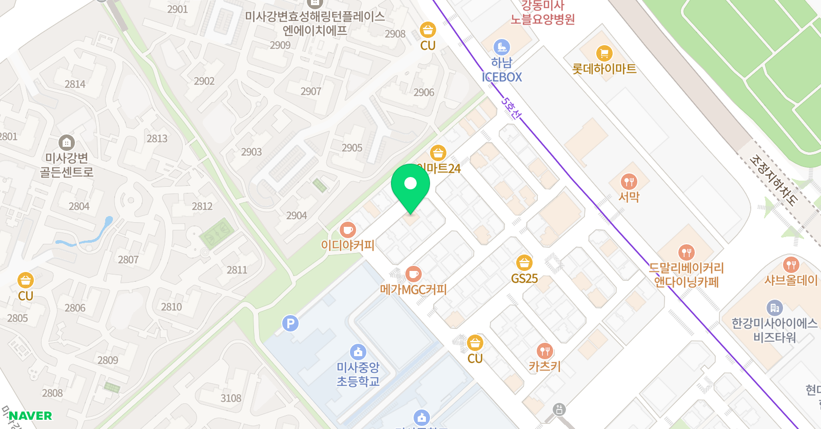 오로지 음악교습소 위치