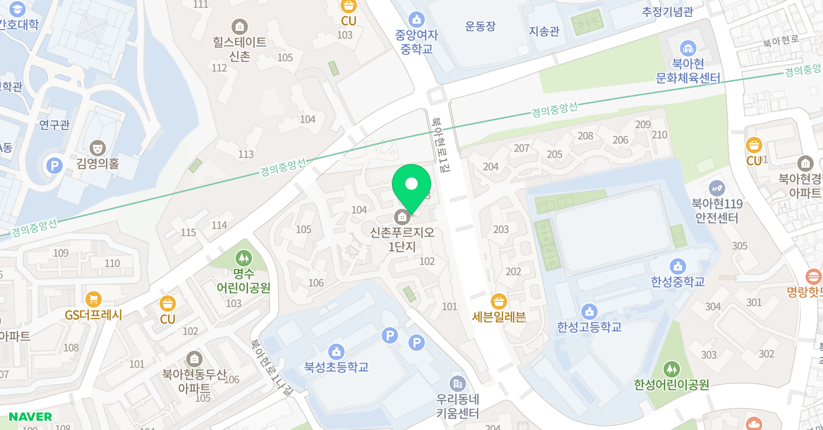 뮤엠 영어 북성초점 위치