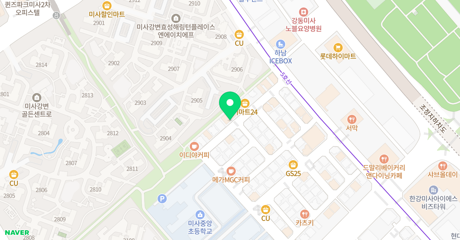 탑 잉글리쉬 학원 위치