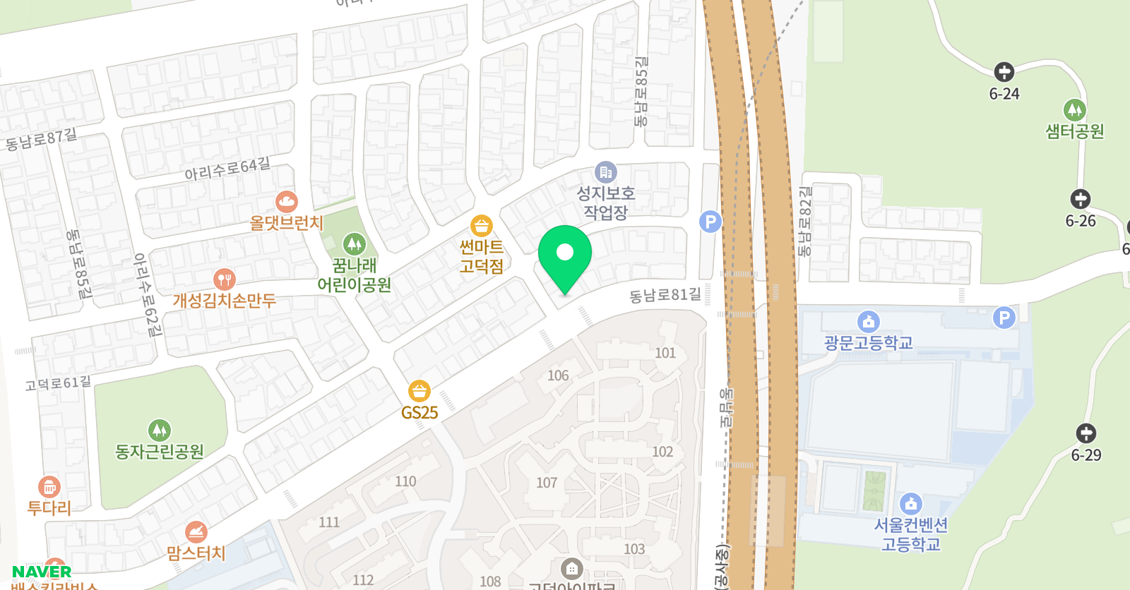 피앤에스 수학학원 위치