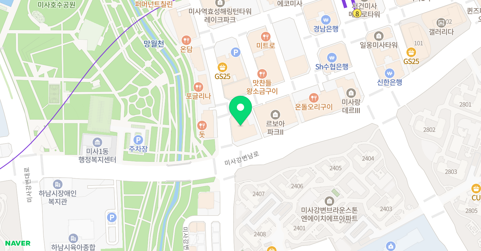 선화뮤즈 음악학원 위치