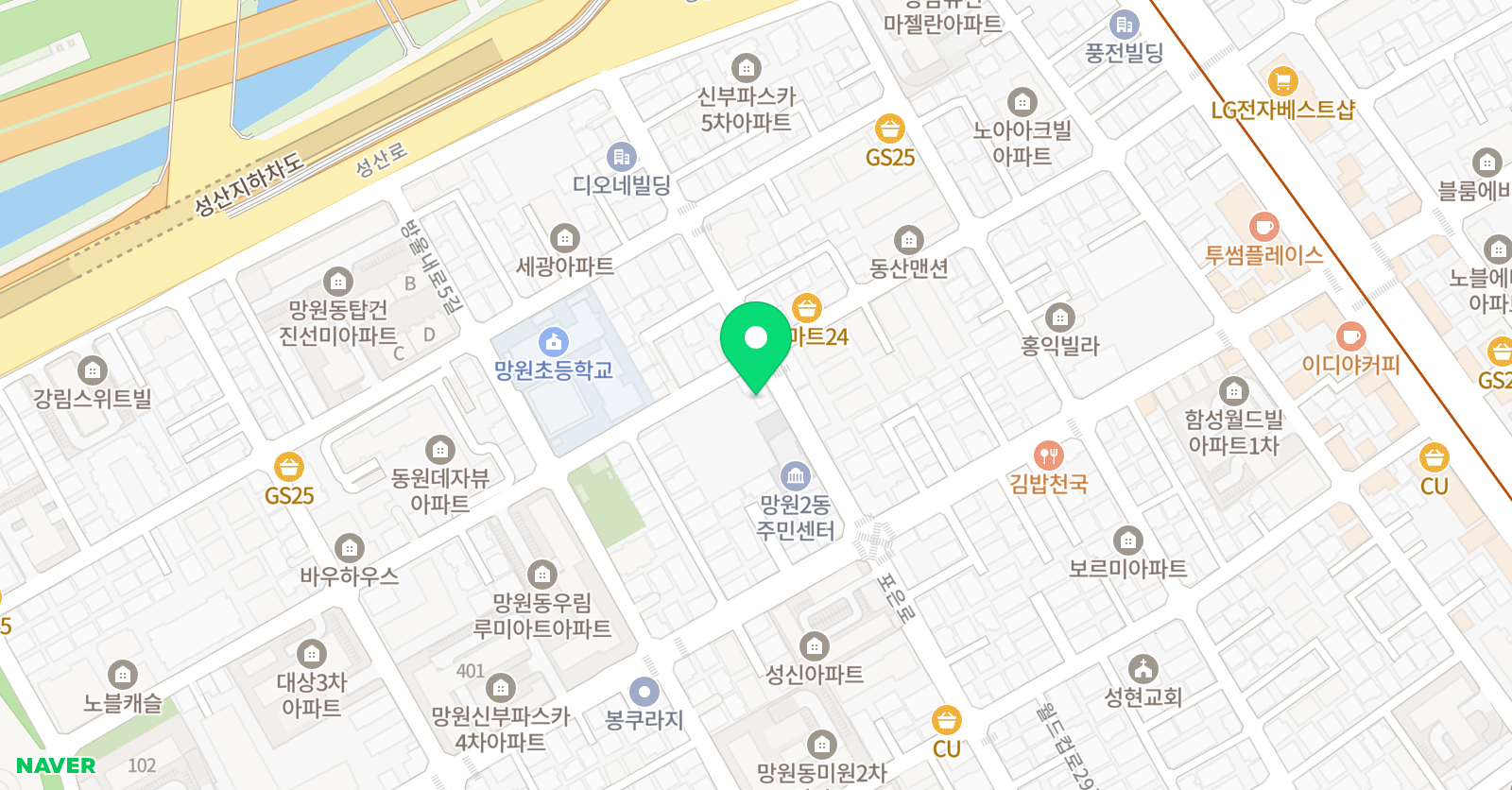 밀도크루 아트 스튜디오 위치