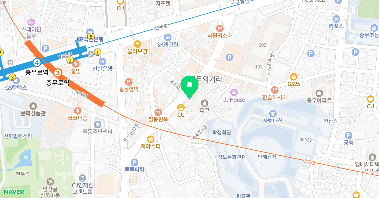 아이드럼 실용음악학원 위치