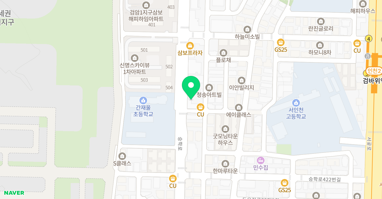 용인대은가비 태권도장 위치