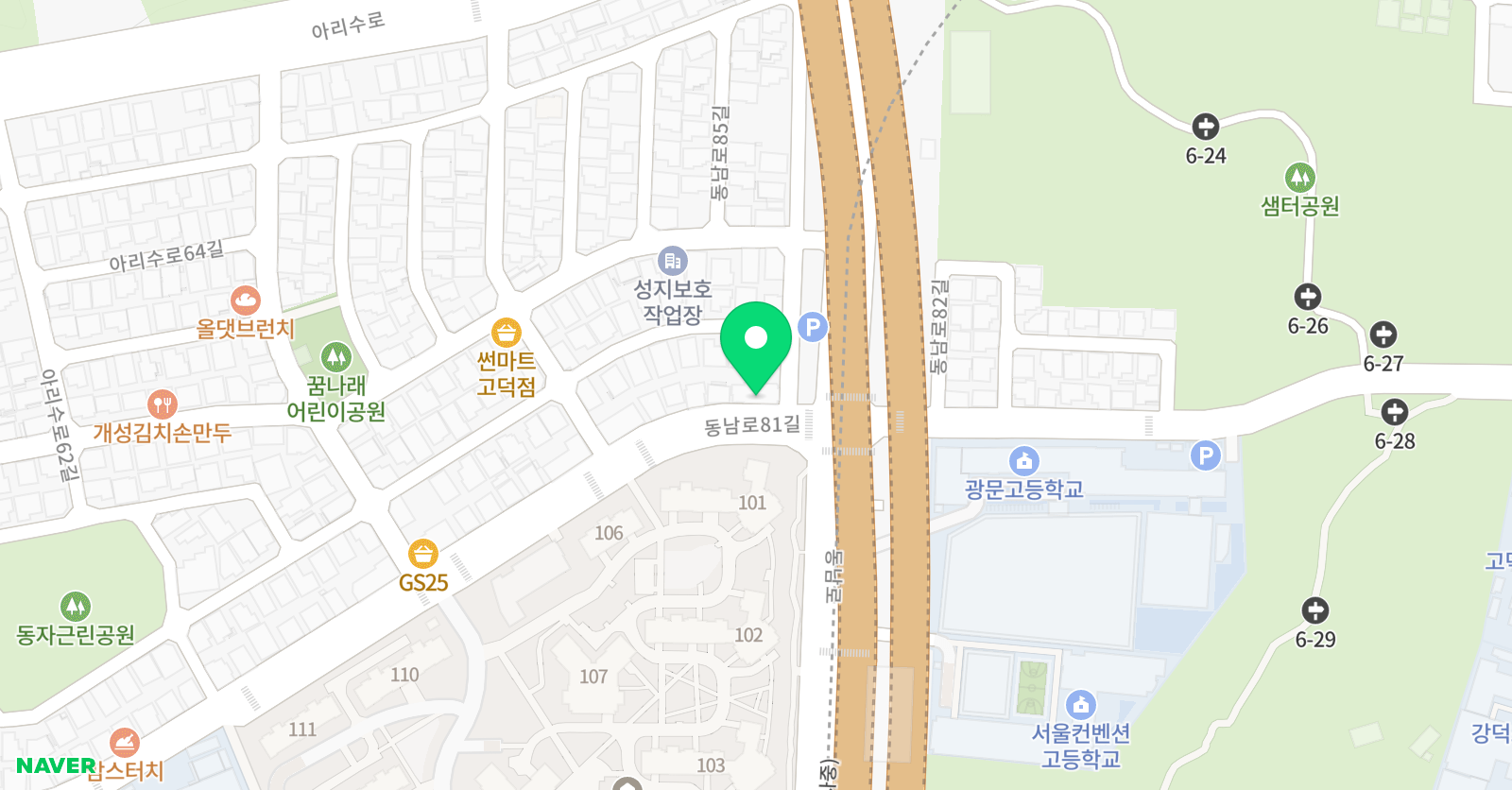 에듀 엘 학원 위치