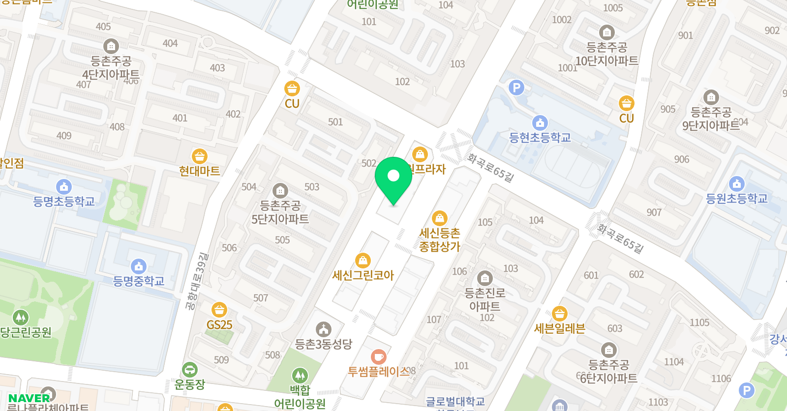 더굿멘토 영어수학전문학원 위치