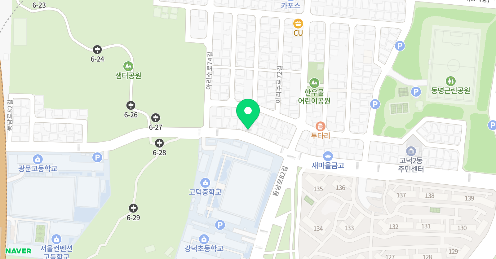SEW 영어학원 위치