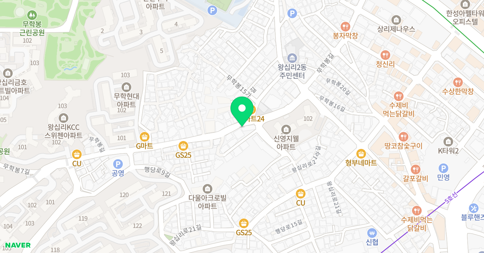 하얀소리 음악학원 위치