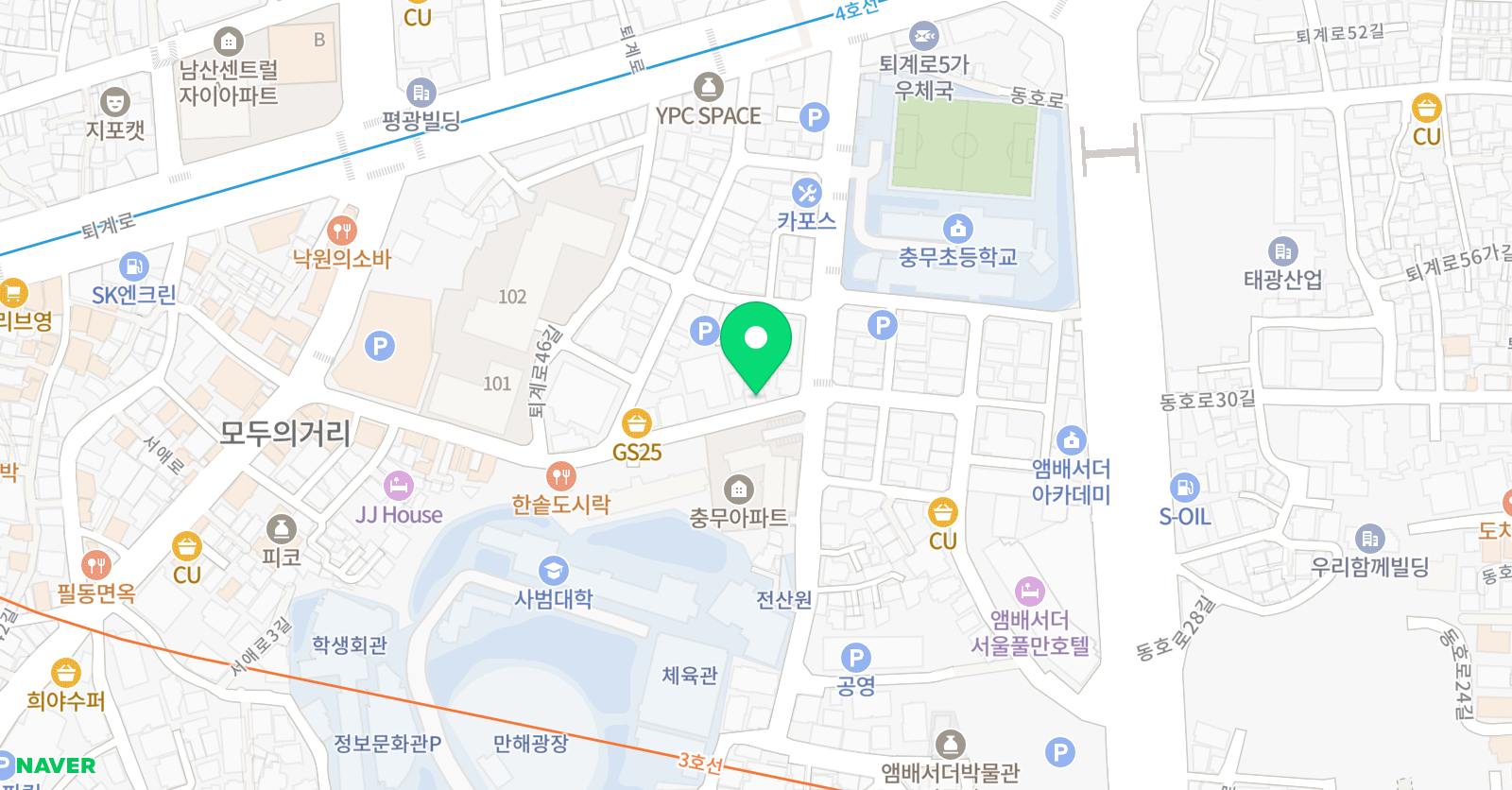 홍 인학원 위치