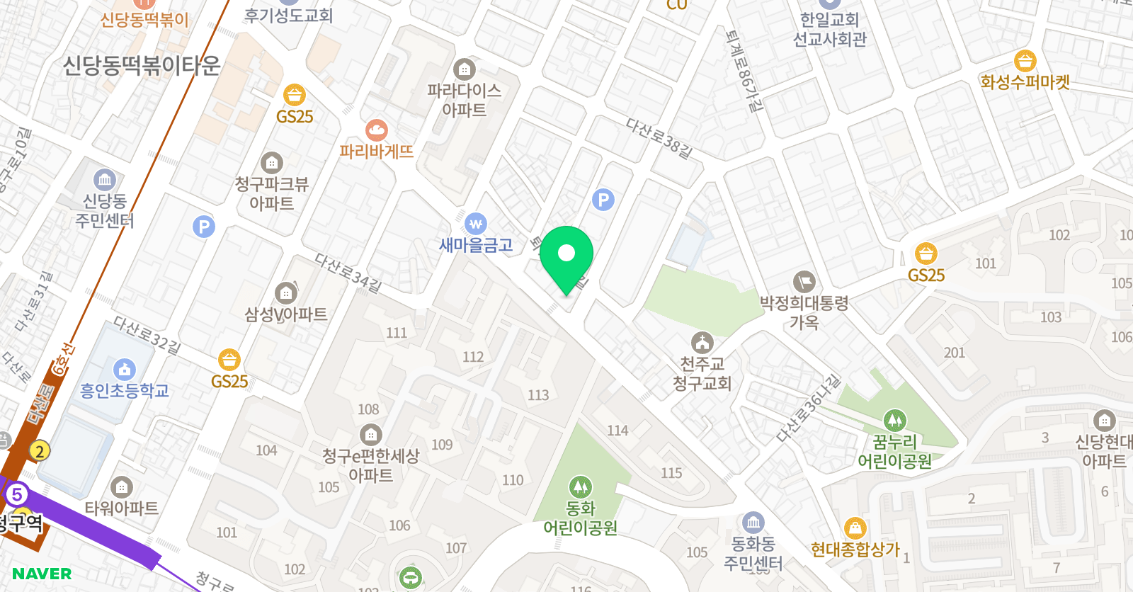 동화 음악학원 위치