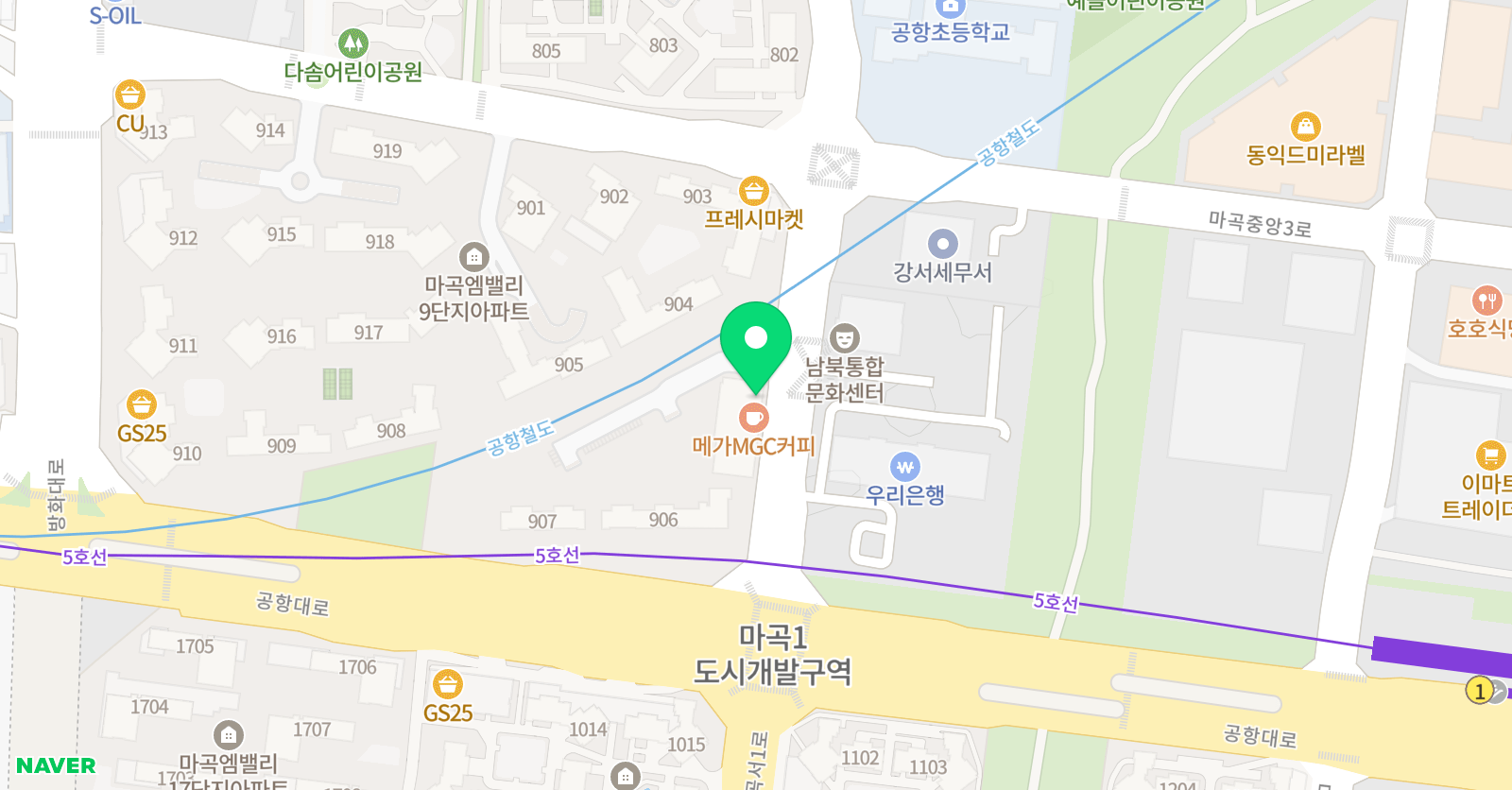 마곡 S 태권도 위치