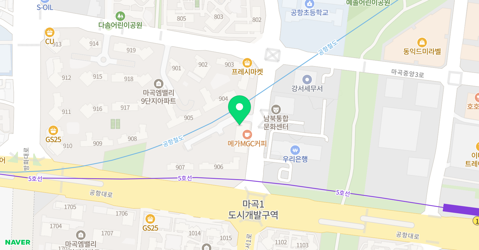 오션영어교습소 위치