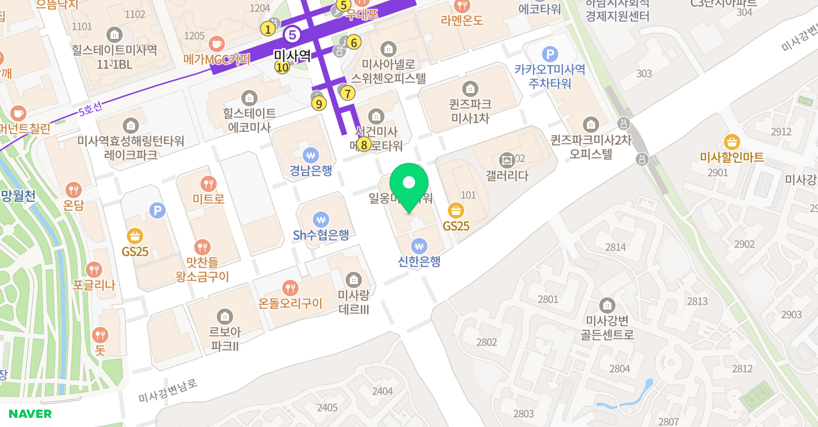 미사J클라리넷 위치