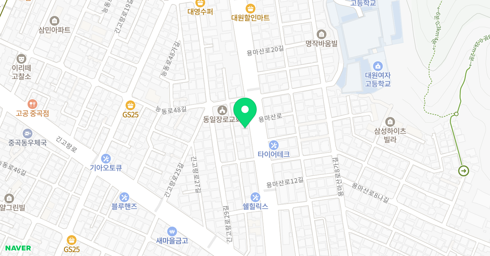 이룸 학원 위치