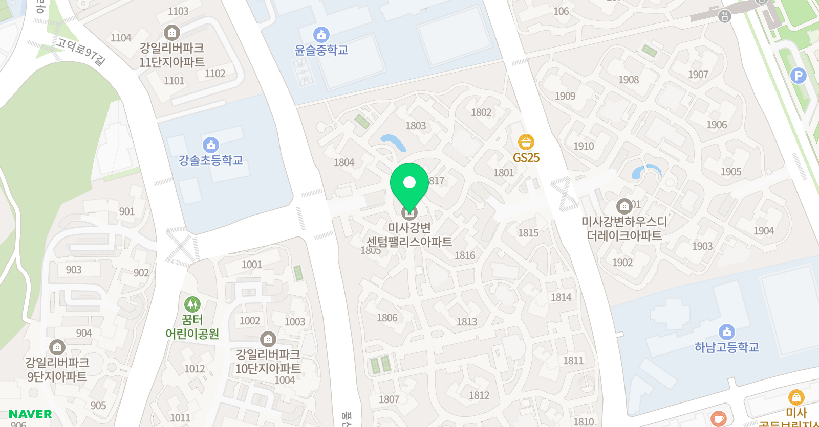 셀파 우등생 교실 미사유리쌤 위치