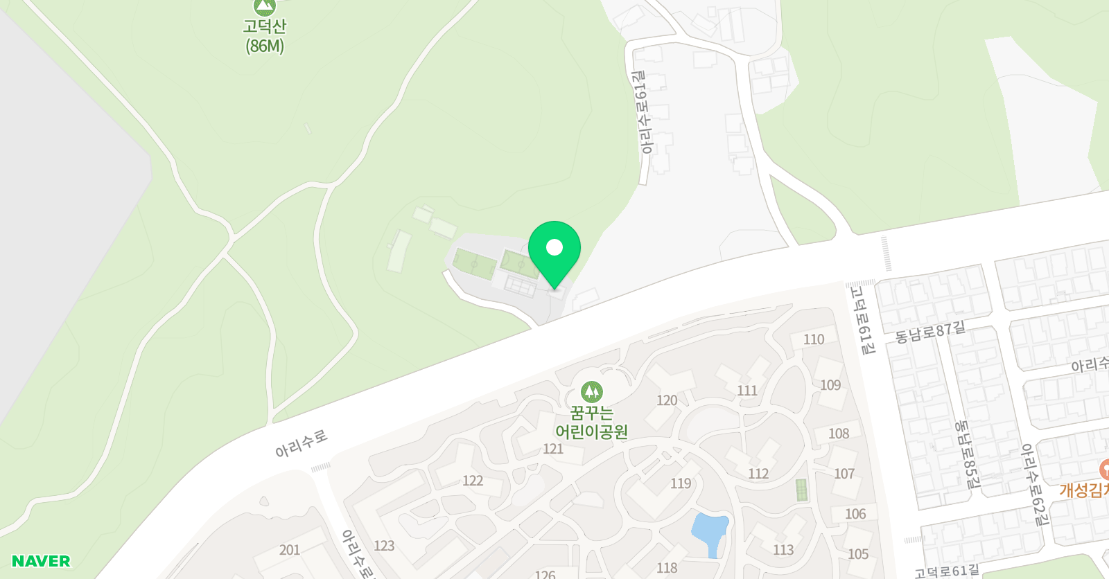 강동주니짐 위치