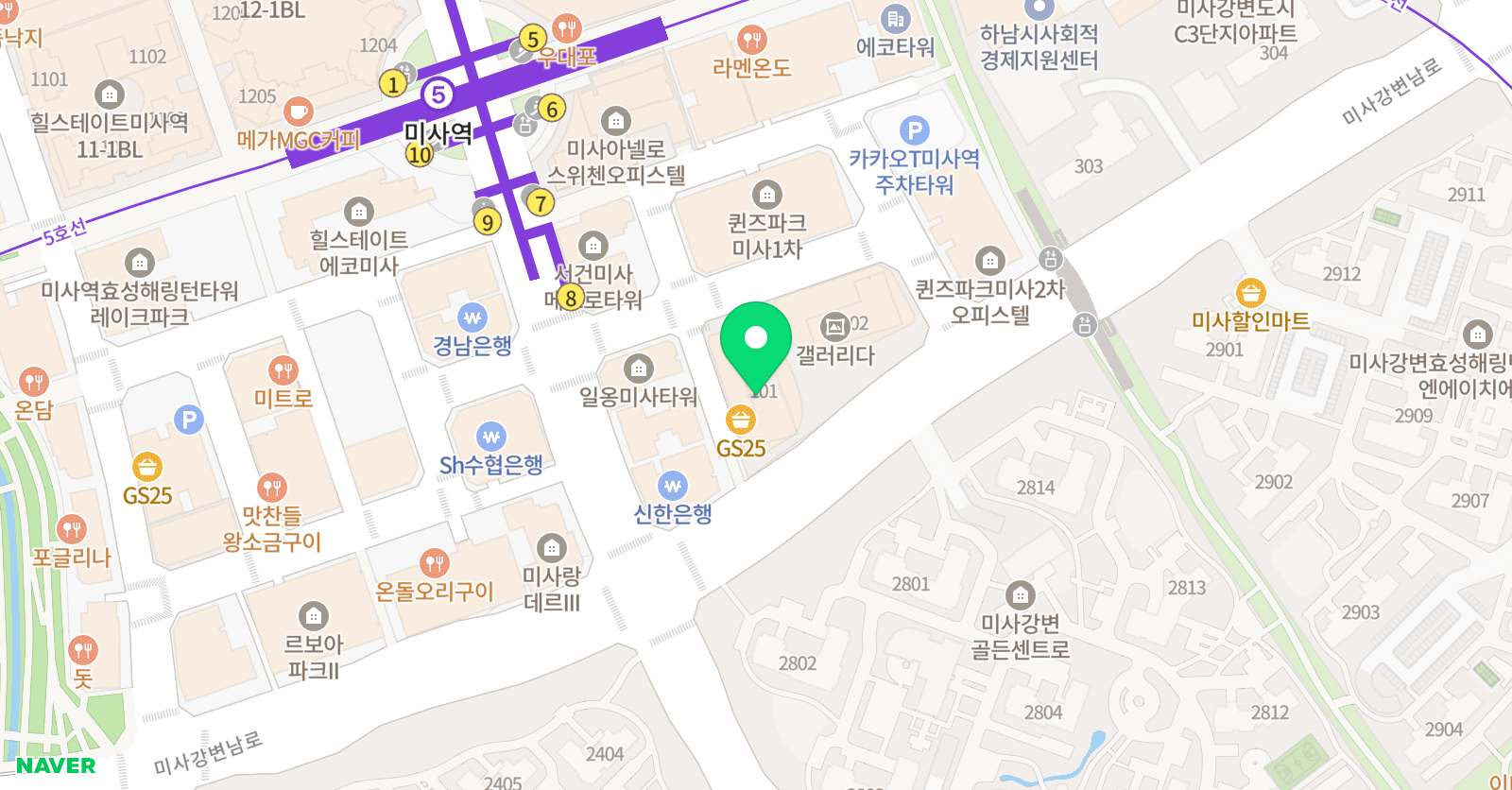 피플 미술학원 위치