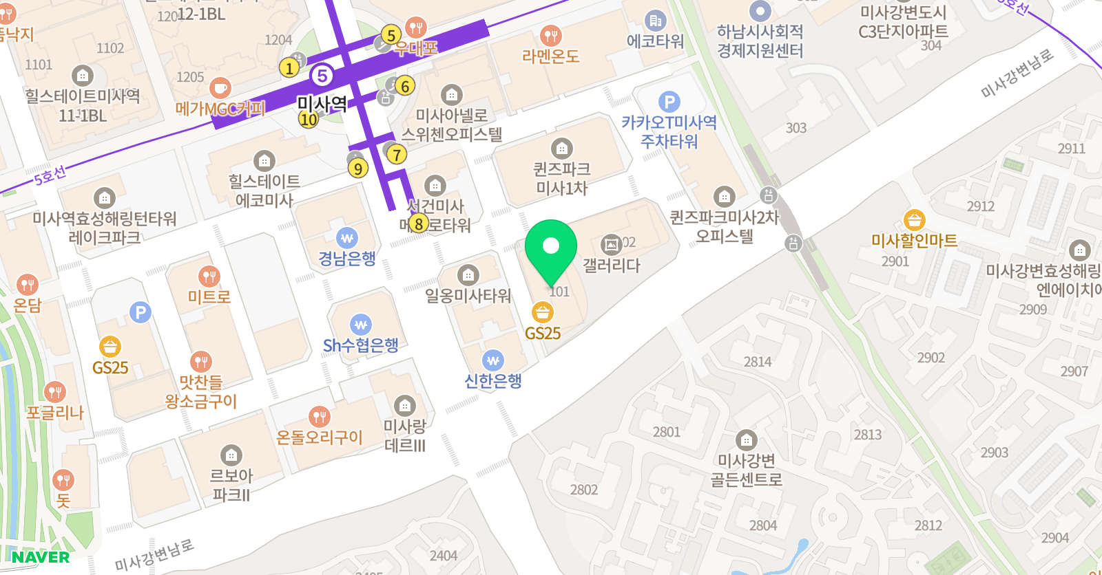 아이체스 미사점 위치