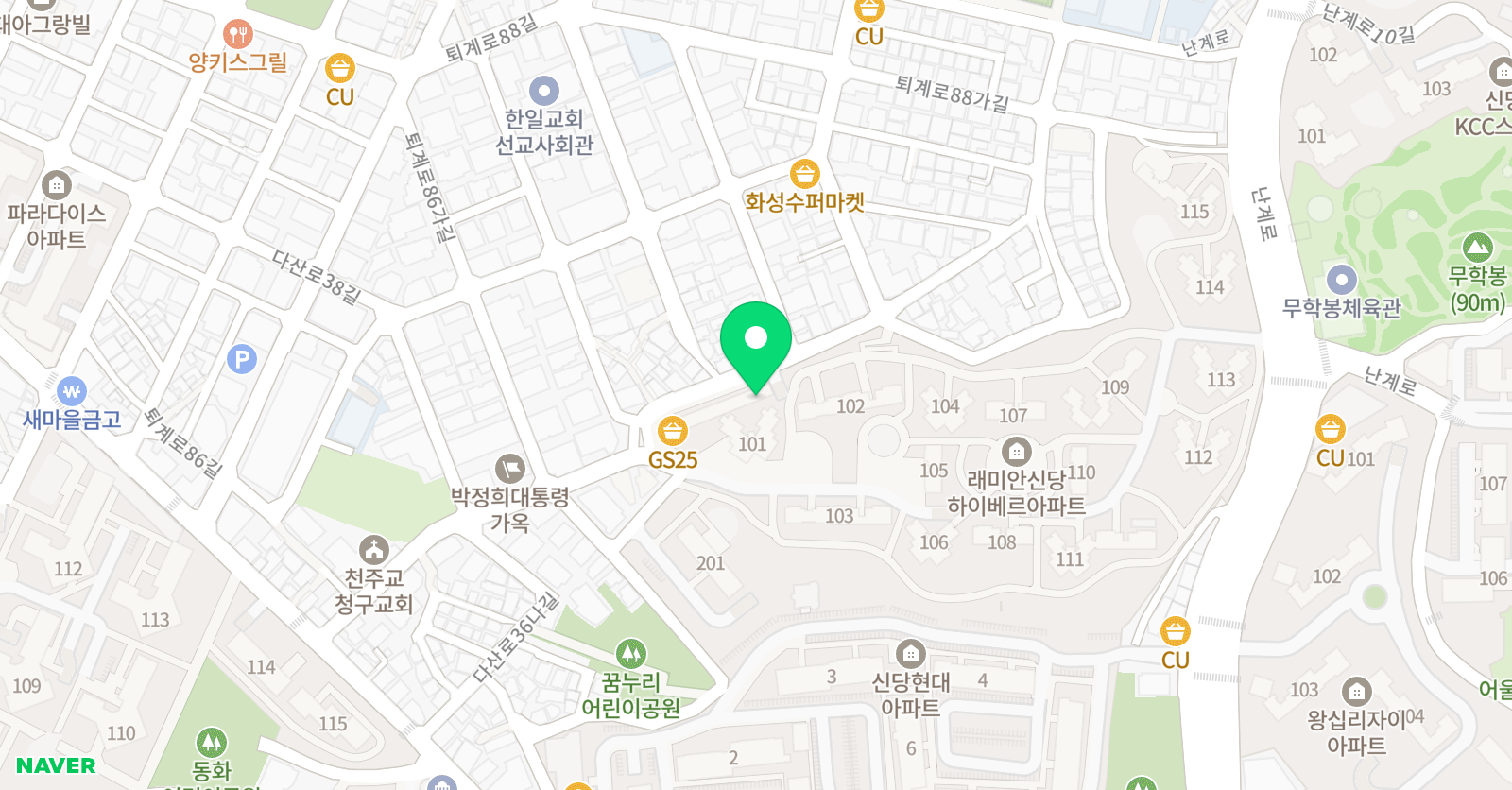 하이베르 피아노 위치