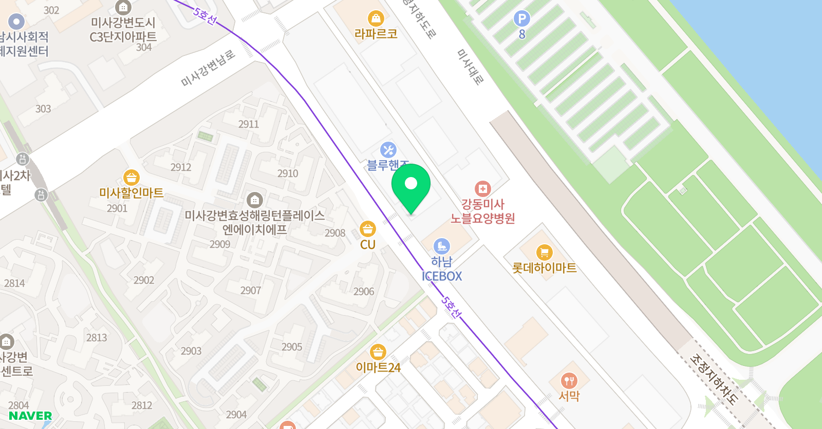 하남 아이스하키 팬터스 위치